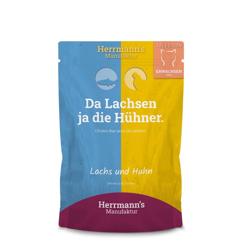 Herrmanns Cat Selection Zalm QS 20 x 100 gr.