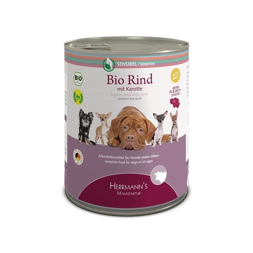 [CP00996] Herrmanns BIO Sensitive Rund & Wortel 6 x 800 gr.
