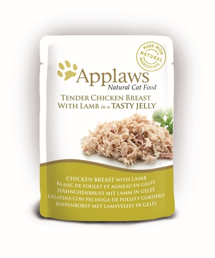 [CP43109] Applaws Cat Pouch Chicken/Lamb in jelly 16 x 70 gr.