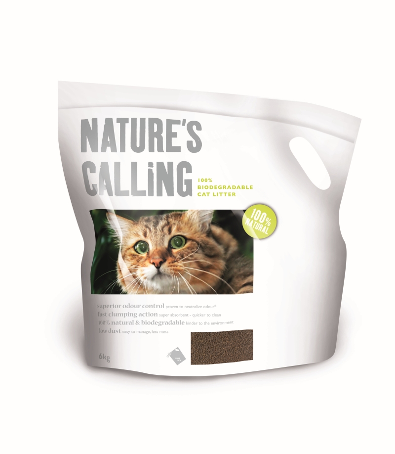 Natures Calling Cat Litter 6 kg.