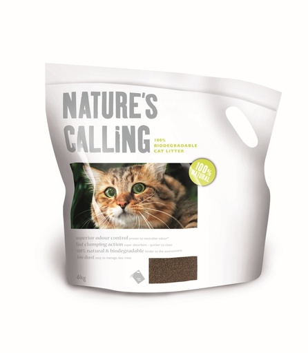 [CP43326] Natures Calling Cat Litter 6 kg.