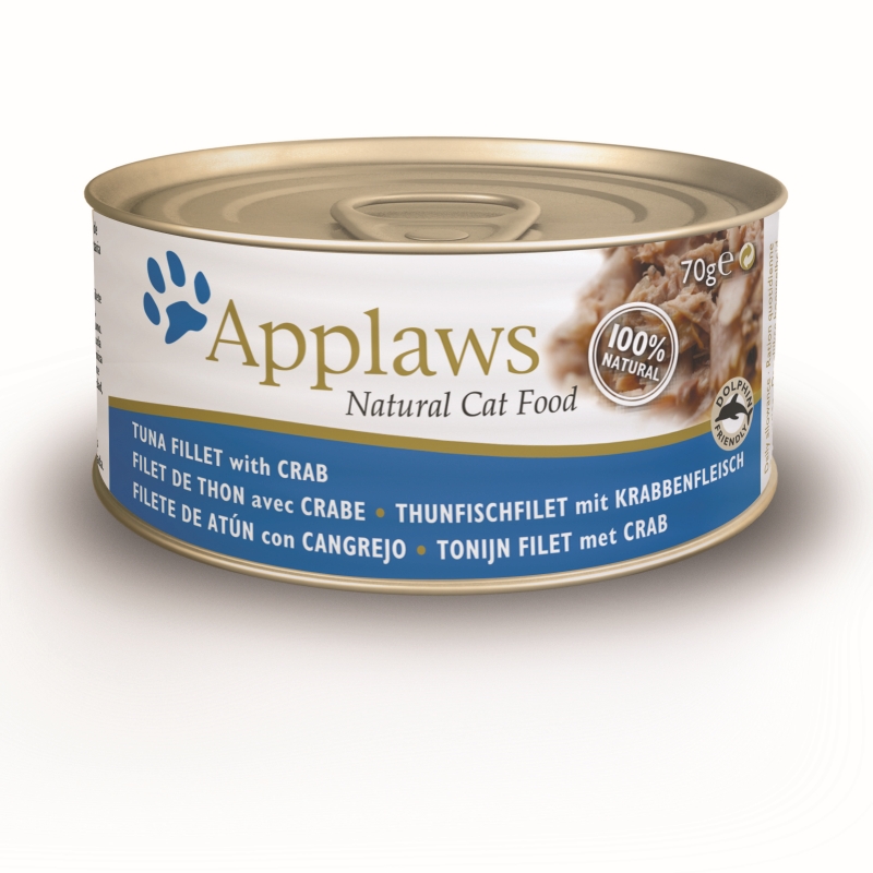 Applaws Blik Cat Tuna & Crab 24 x 70 gr.