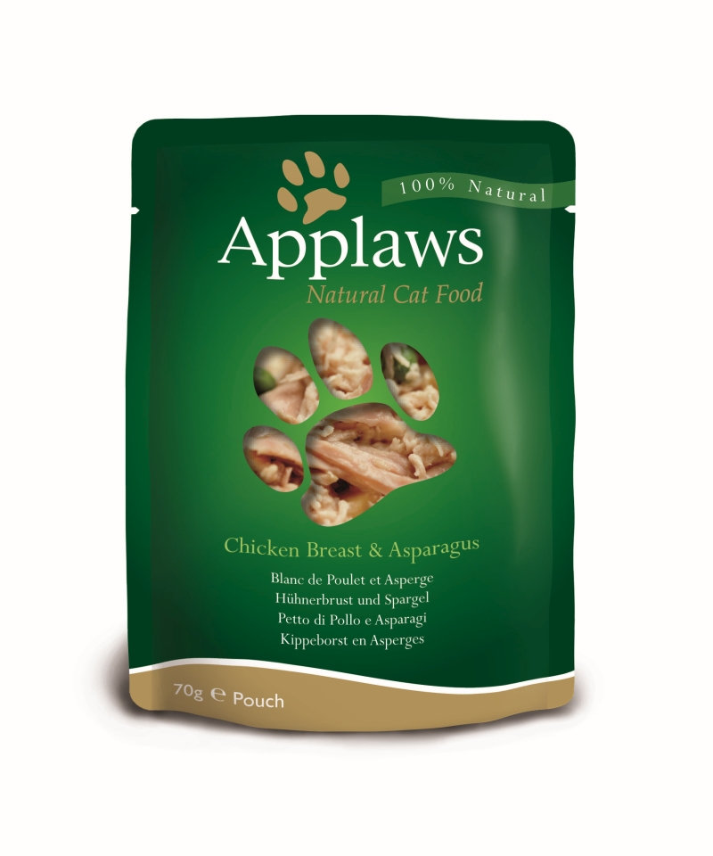 Applaws Cat Pouch Chicken & Aspergus 12 x 70 gr.