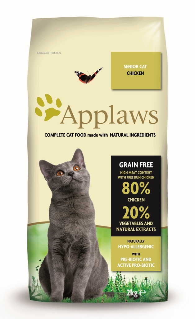 Applaws Senior Cat brokjes 2 kg.