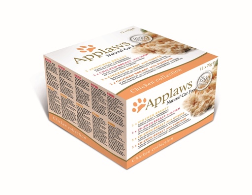 [CP43802] Applaws Blik Cat MP Chicken Selection (12 x 70 gr.)