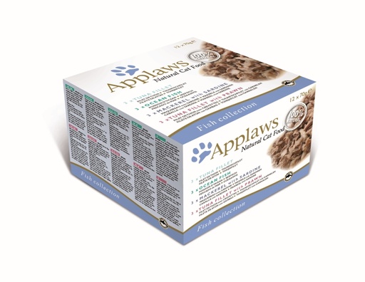 [CP43803] Applaws Blik Cat MP Fish Selection (12 x 70 gr.)