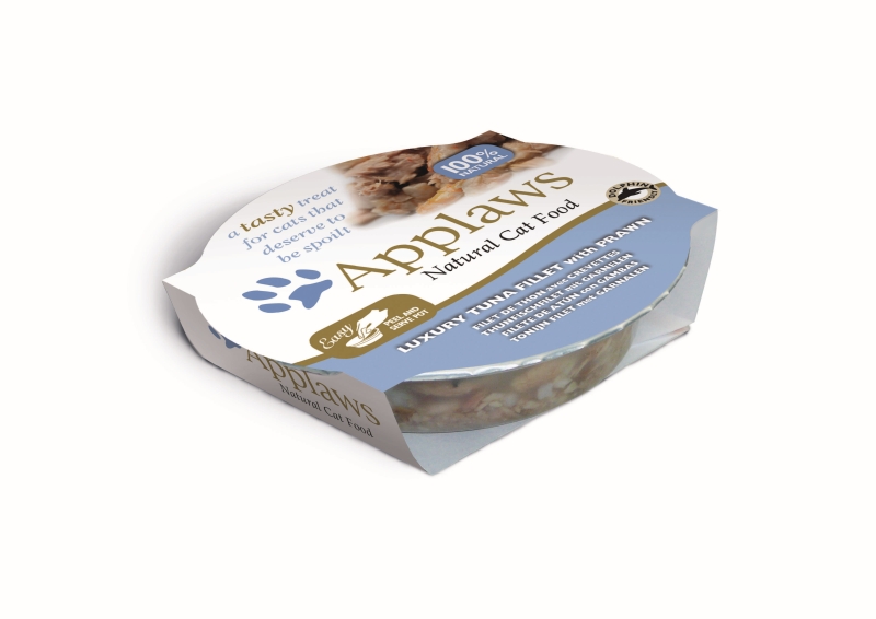 Applaws Cat Pots Tuna Fillet & Prawn 10 x 60 gr.