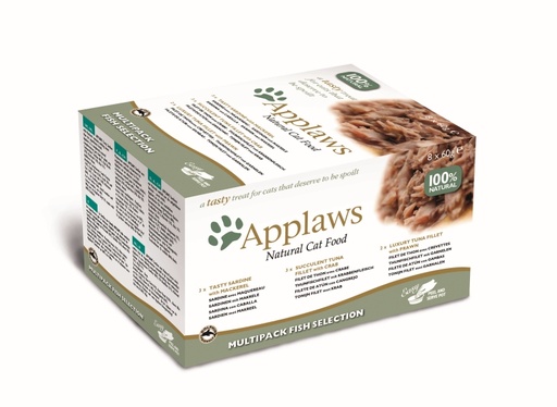 [CP49612] Applaws Cat Pots Multi Pack Fish   (8 x 60 gr.)