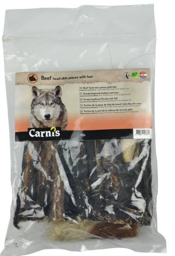 [CS54180] Carnis Stukjes Runderhuid Met Haar (5 x 250 gr.)