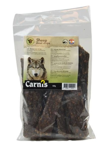 [CS54229] Carnis Vleesstrips Schaap (5 x 150 gr.)