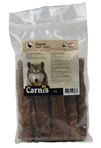 [CS54368] Carnis Vleesstrips Gans (5 x 150 gr.)