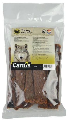 [CS54537] Carnis Vleesstrips Kalkoen (5 x 150 gr.)