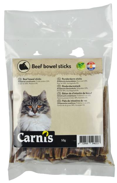 Carnis Kat Sticks Runderdarm 5 x 50 gr.