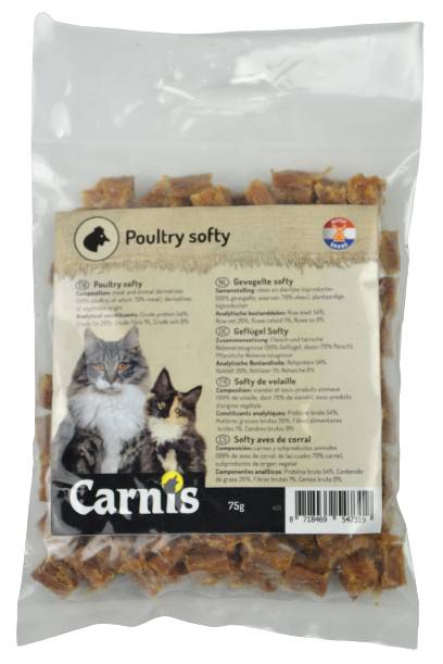 Carnis Kat Softy Gevogelte 5 x 75 gr.