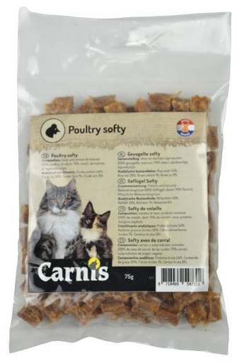 [CS54731] Carnis Kat Softy Gevogelte (5 x 75 gr.)