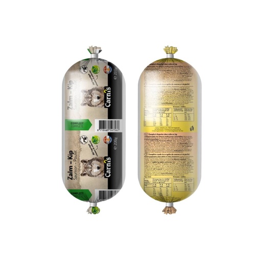 [CS54756] Carnis Vers Vlees Zalm/Kip 24 x 200 gr.