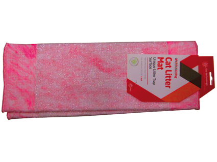 Cat Litter Mat Roze / Blauw 1 st.