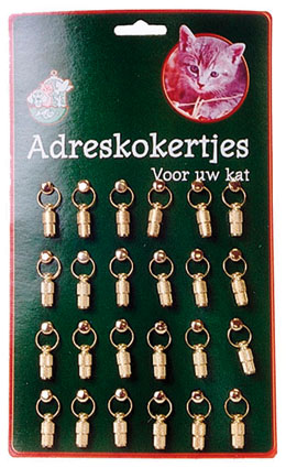 Adreskoker Kat Chroom 24 x 1 st.