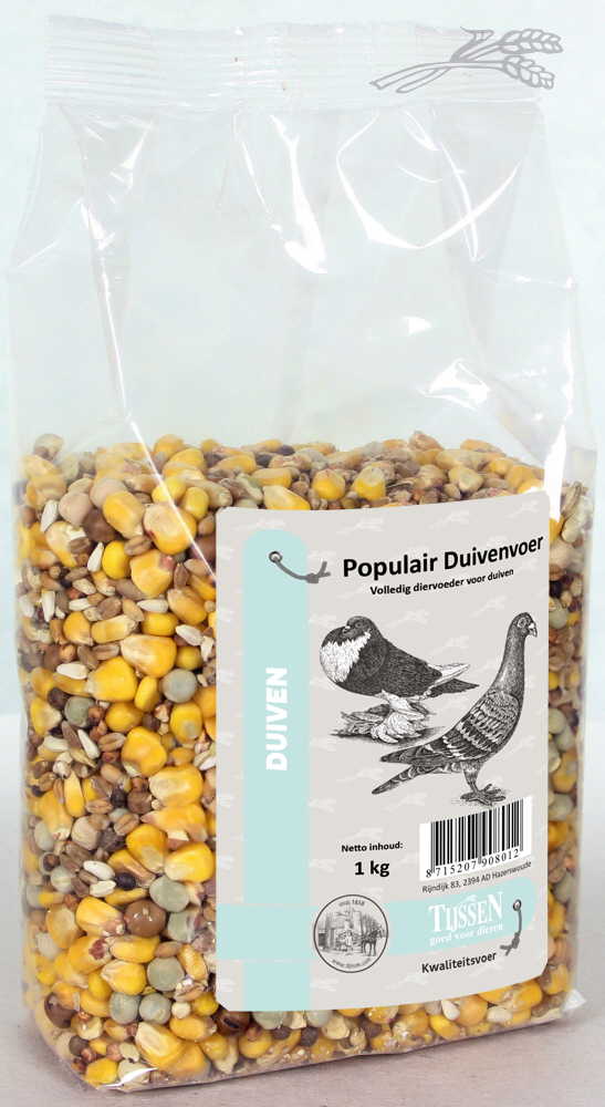 Tijssen Populair Duivenvoer 1 kg.