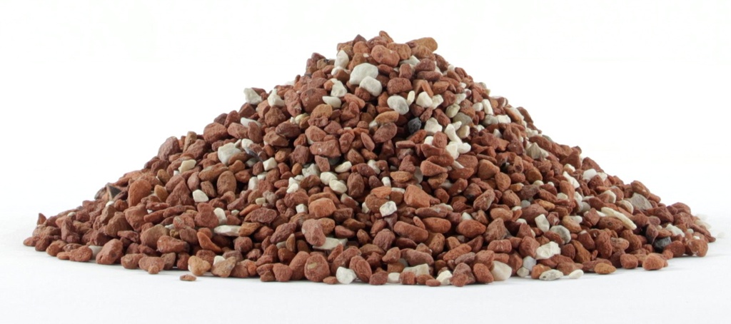 Roodsteen en Kalk 20 kg.