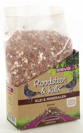 [E201528] Roodsteen en Kalk 1 kg.
