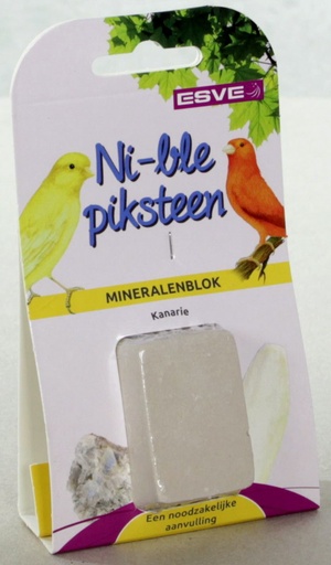 [E20301] Piksteen Kanarie Naturel Geel 1 st.