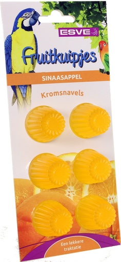 [E20514] ESVE Fruitkuipjes Sinaasappel 6 st.