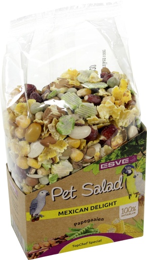 [E20604] Pet Salad - Mexican Delight Vogel 250 gr.