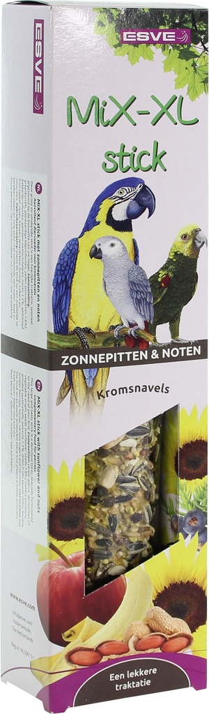 ESVE MiX-XL stick Kromsnavel Zonnepit+Noten 1 st.