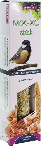 [E20740] ESVE MiX-XL stick Buitenvogel Noten+Meelworm 1 st.