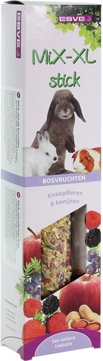 [E20755] MiX-XL stick Knaagdier Bosvruchten 1 st.