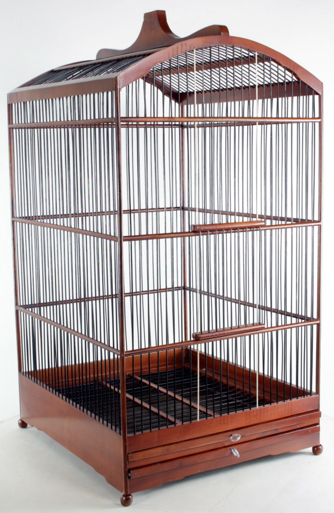 Vogelkooien Bamboehout Set 3 x 1 st.