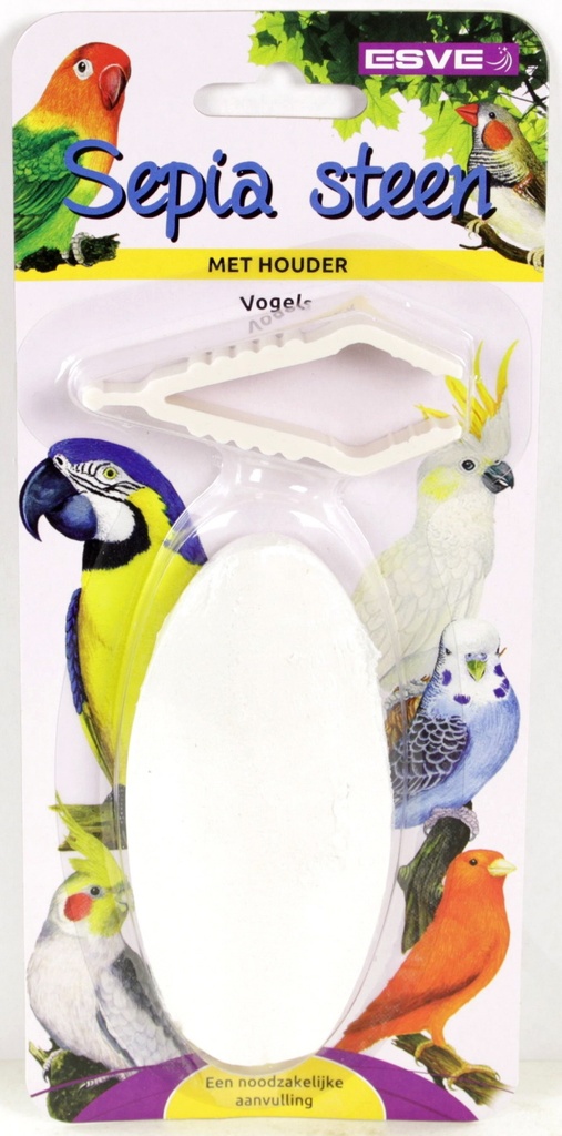 Sepia steen  11 cm 1 st.