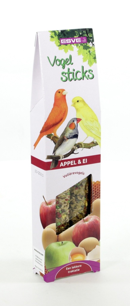 Vogelsticks Kanarie Appel en Ei 2 st.