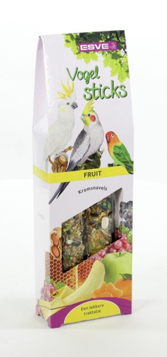 [E30150] ESVE Vogelsticks Agap/gropar Fruit 2 st.