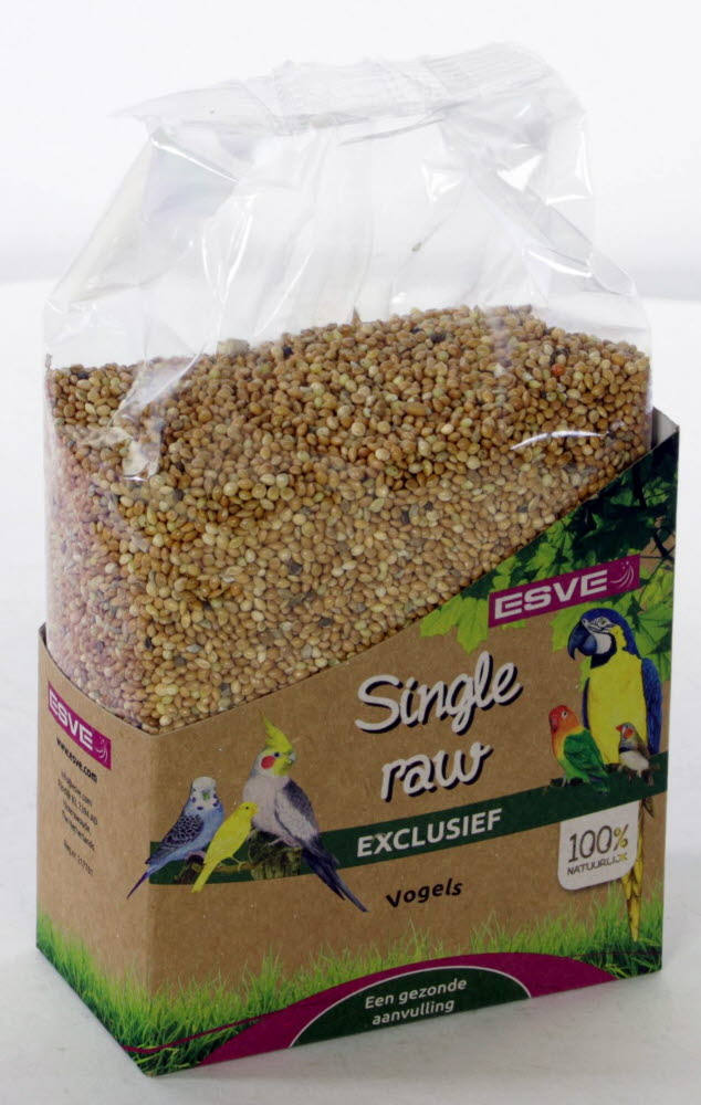 Single Raw Milletzaad Plata 600 gr.