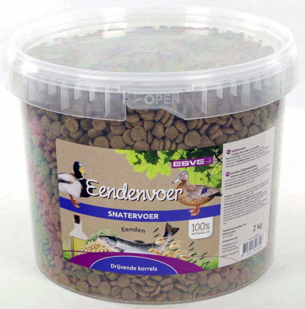 ESVE Eendenvoer Snatervoer Drijf 2 kg.