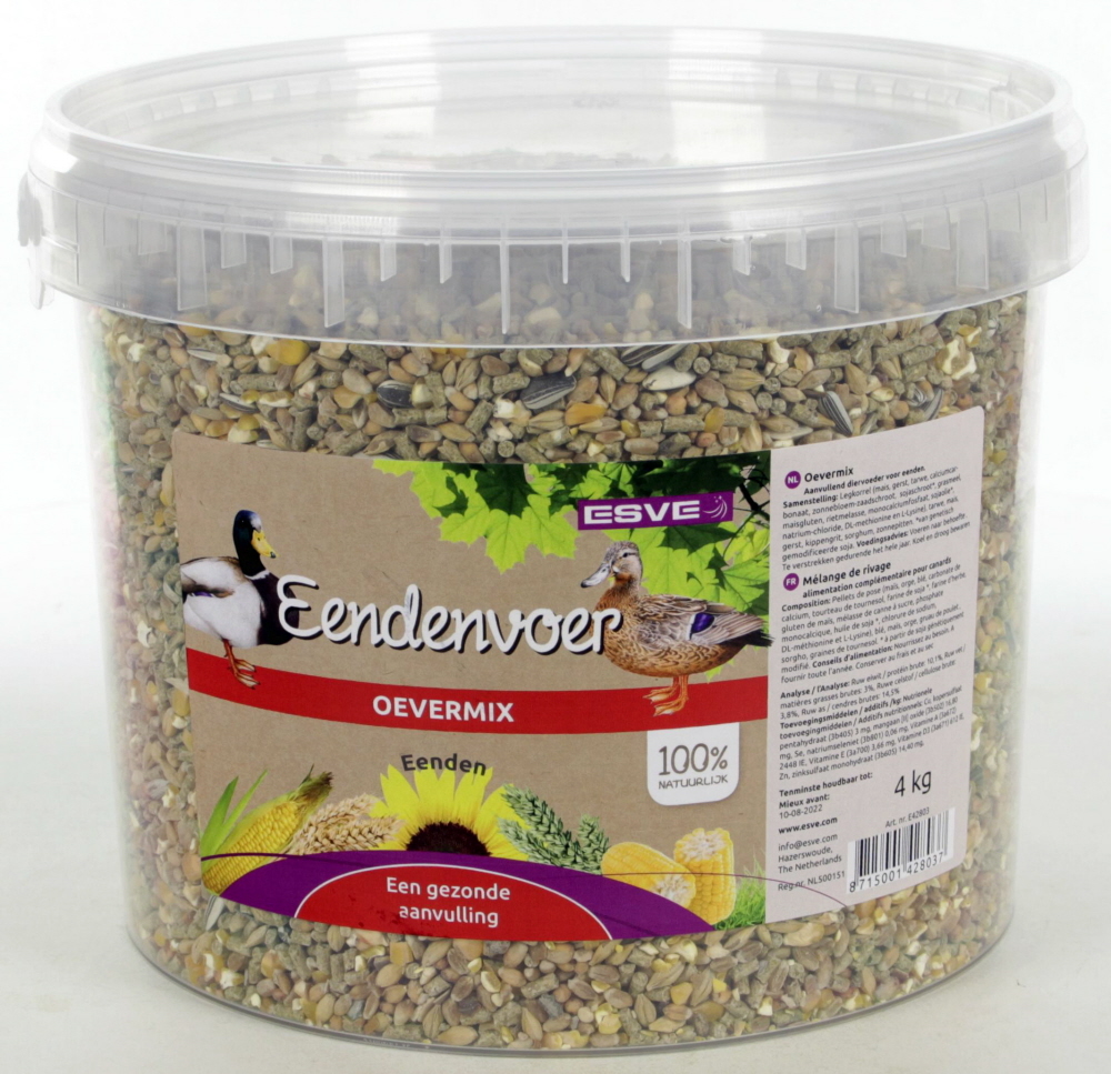 Eendenvoer Oevermix 4 kg.