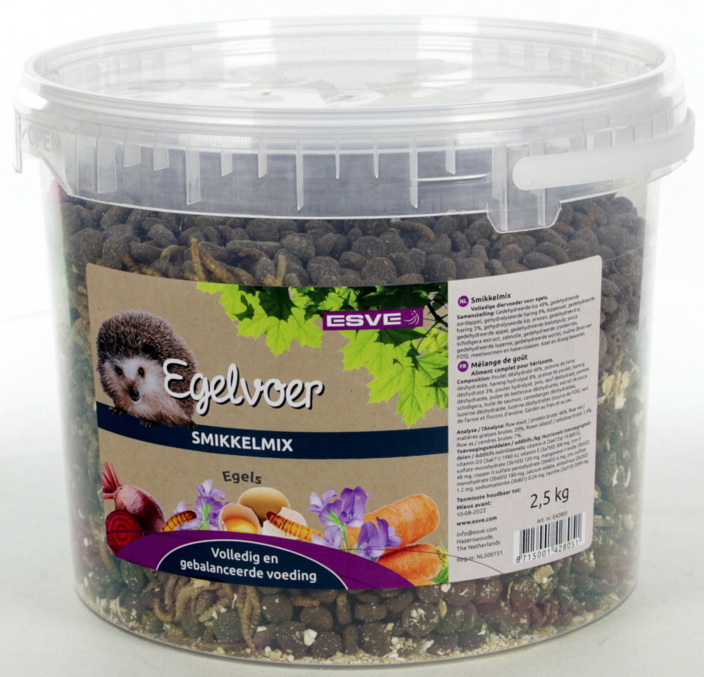 Egelvoer Smikkelmix 2,3 kg.