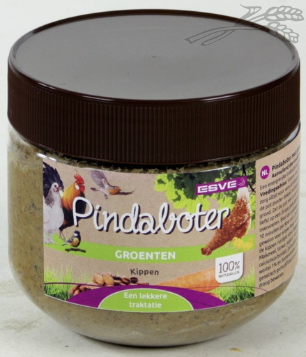 [E429050] ESVE Pindaboter met Groenten voor Kippen (12 x 300 gr.)