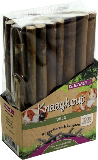 [E44001] Knaaghout Wilg Knaagdier 1 st.