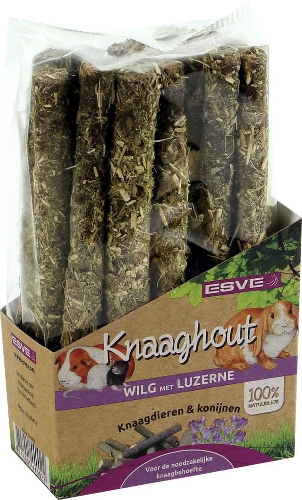 ESVE Knaaghout Wilg Knaagdier Luzerne 1 st.
