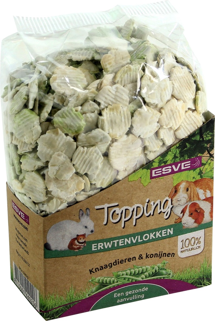 ESVE Topping Erwtenvlokken Knaagdier 225 gr.