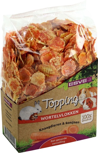 [E44024] Topping Wortelvlokken Knaagdier 150 gr.