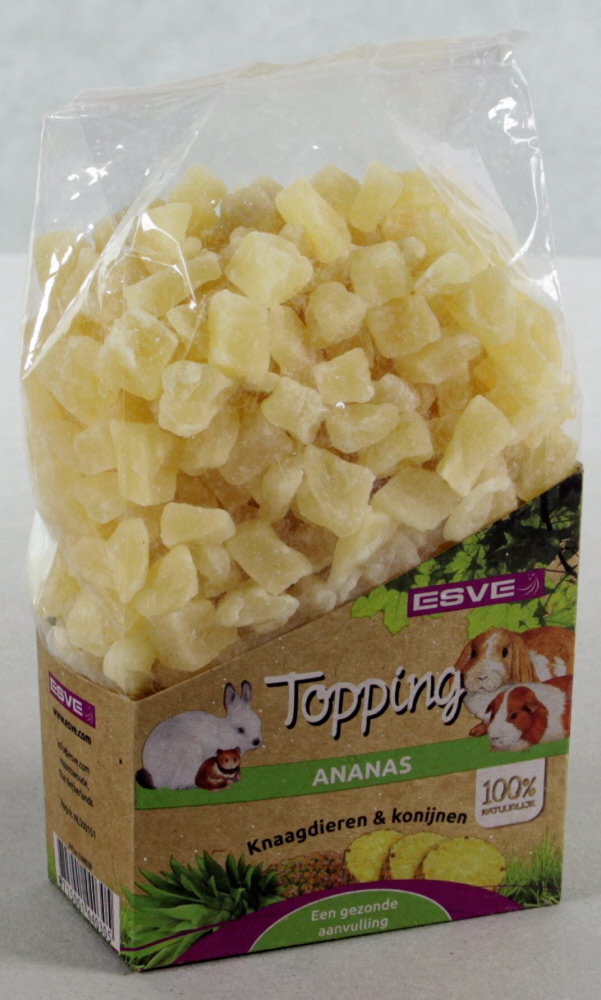 ESVE Topping Ananas Knaagdier 250 gr.