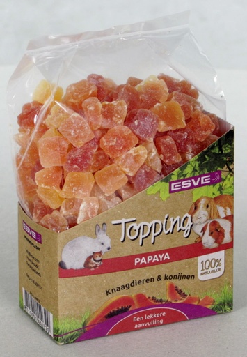 [E44032] ESVE Topping Papaya Knaagdier 250 gr.