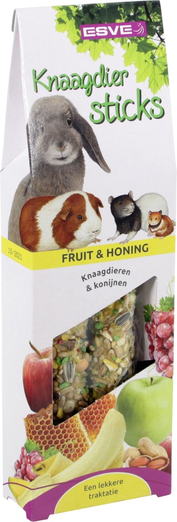 Knaagdiersticks Fruit en Honing 2 st.