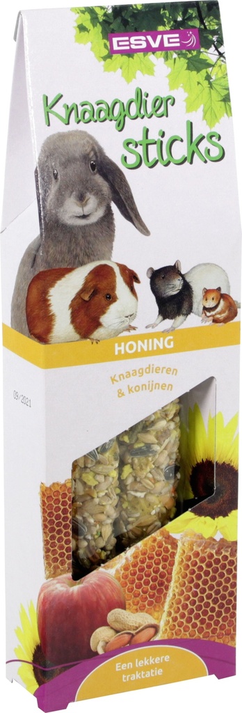 ESVE Knaagdiersticks Honing 2 st.