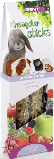 [E44044] ESVE Knaagdiersticks Bosvruchten 2 st.