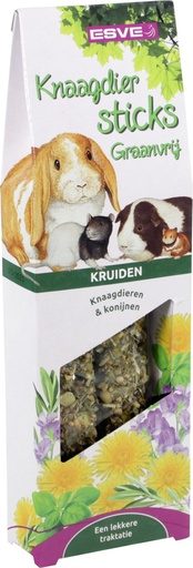 [E44047] ESVE Knaagdiersticks Kruiden Graanvrij 2 st.